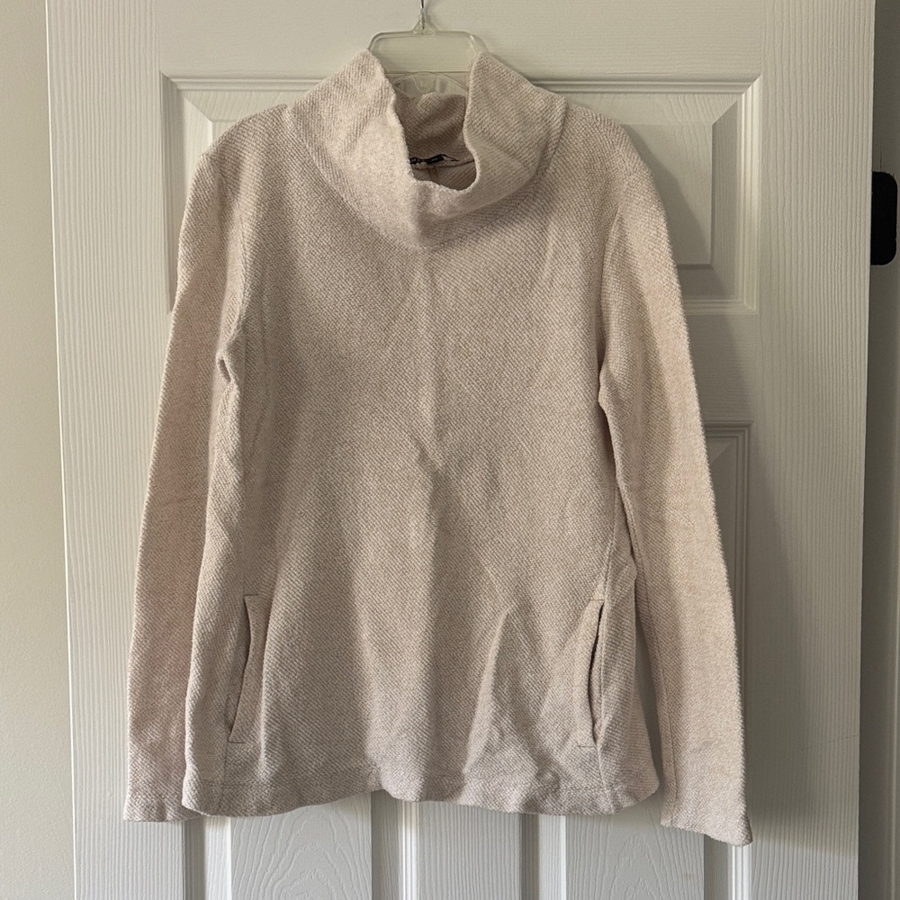 J. Crew Factory Cream Cowl Neck Sweater